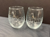 Stemless Wine Glasses - Set of 2